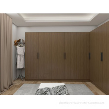 Wholesale customized modern solid wood bedroom wardrobe